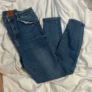 Wax Jean Women's Classic Blue Skinny Jeans